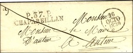 P.37.P. / CHAPAREILLAN Sur Lettre Avec Texte Daté 1830. - TB / SUP. - R. - 1801-1848: Precursors XIX