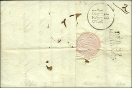 DEB. 37 / MOIRANS Sur Lettre Avec Texte Daté 1826. - TB / SUP. - R. - 1801-1848: Precursors XIX