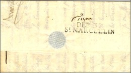 DEB. 37 / ST MARCELLIN Sur Lettre Avec Texte Daté. 1822. - TB / SUP. - 1801-1848: Vorläufer XIX