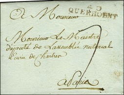 40 / QUERHOENT Sur Lettre Avec Texte Daté 1792. - TB / SUP. - R. - 1801-1848: Precursori XIX