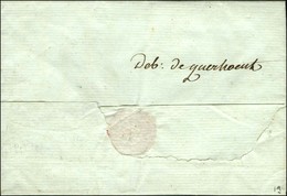 '' Deb. De Querhoent '' Sur Lettre Avec Texte Daté 1789. - TB / SUP. - R. - 1801-1848: Precursors XIX