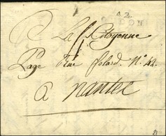 42 / OUDON Sur Lettre Avec Texte Daté. An 2. - TB / SUP. - R. - 1801-1848: Precursores XIX