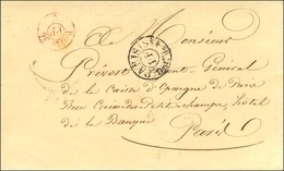 Très Rare Cachet D'imprimés Rouge C / PP / Boite 30 (P. N° 2775) Sur Lettre Pour Paris, Au Verso Càd D'arrivée PARIS / J - 1801-1848: Precursores XIX
