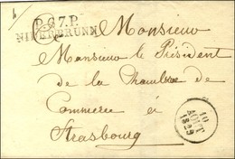 P. 67. P. / NIDERBRUNN Sur Lettre Avec Texte Daté 1829. - SUP. - R. - 1801-1848: Precursori XIX