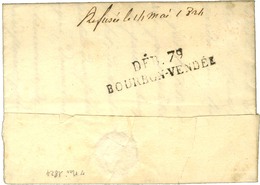 DEB.79 / BOURBON-VENDEE Sur Lettre Avec Texte Daté De Triaize Le 7 Mai 1824. - SUP. - 1801-1848: Precursors XIX