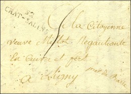 52 / CHAT-SALINS Sur Lettre Avec Texte Daté De Salin Libre (NR De Château Salins) Le 16 Fructidor An 2. - TB / SUP. - Autres & Non Classés