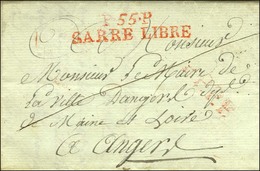 P. 55 P. / SARRE LIBRE Rouge (NR De Sarre Louis). 1810. - SUP. - R. - Autres & Non Classés