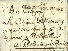 56 / CHINON-LA-MONTAGNE (NR De Château Chinon) Sur Lettre Avec Très Bon Texte Sur La Poste Daté Chinon-la-Montagne Le 8  - Otros & Sin Clasificación