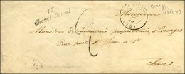 Cursive 17 / Chezal-Benoit Càd T 15 ISSOUDUN (35) Taxe Tampon 2. 1849. - TB. - Other & Unclassified
