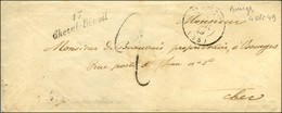 Cursive 17 / Chezal-Benoit Càd T 15 ISSOUDUN (35) Taxe Tampon 2. 1849. - TB. - Altri & Non Classificati