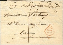 27 / Orgères, CD Rouge, Taxe 1 Sur Lettre Locale. 1846. - TB / SUP. - Other & Unclassified