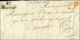 42 / Montoir + P.P. Rouge Càd T 14 SAVENAY (42). 1845. - SUP. - R. - Autres & Non Classés