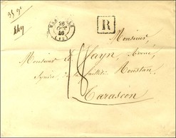 Càd T 15 MARSEILLE (12) Sur Lettre Recommandée Pour Tarascon, Taxe 18. 1846. - TB. - Otros & Sin Clasificación