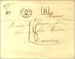 Càd T 15 MARSEILLE (12) Sur Lettre Recommandée Pour Tarascon, Taxe 18. 1846. - TB. - Altri & Non Classificati