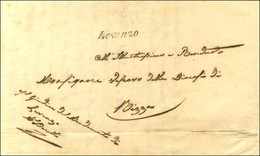 Cursive Levenzo Sur Lettre En Franchise Pour Nice. 1844. - SUP. - R. - Andere & Zonder Classificatie