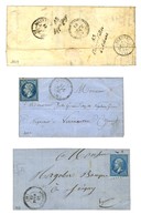 Lot De 3 Lettres D'Appoigny : Cursive, PC Et GC. - TB. - Altri & Non Classificati