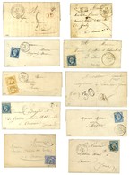 Lot De 9 Lettres D'Arcy Sur Cure : PC, GC, Càd Et Conv. Stat. - TB. - Altri & Non Classificati