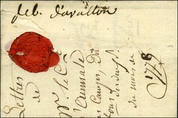 '' Deb D'Avallon '' Sur Lettre Avec Texte Daté. 1778. - TB. - Other & Unclassified