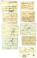 Lot De 29 Lettres D'Avallon : Marques Postales Du 18e, PD, PP, Càd, PC Et GC. - TB. - Altri & Non Classificati