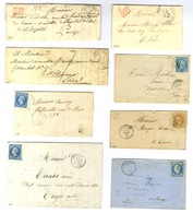 Lot De 8 Lettres De Cerisiers : Càd, PC Et GC. - TB. - Andere & Zonder Classificatie