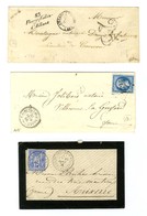 Lot De 3 Lettres De Fleury-Vallée-d'Aillant : Cursives, GC Et Càd. - TB. - Autres & Non Classés