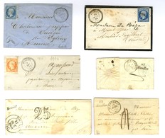 Lot De 6 Lettres De Mezilles : Cursives, PC, GC Et PC Du GC. - TB. - Sonstige & Ohne Zuordnung