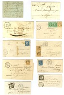 Lot De 19 Lettres De Pont Sur Yonne : PD, Càd, Grilles, PC Et GC. - TB. - Other & Unclassified