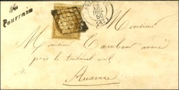 Grille / N° 1 (filet Effleuré Non Touché) Càd T 15 AUXERRE (83) Cursive 83 / Pourrain. 1850. - TB. - Autres & Non Classés