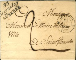 83 / Seignelay / AUXERRE Càd T 12 AUXERRE (83). 1830. Rare Association Avec Type 12. - SUP. - R. - Sonstige & Ohne Zuordnung