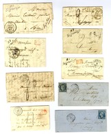 Lot De 15 Lettres De Seignelay : Cursives, Grilles, PC Et GC. - TB. - Sonstige & Ohne Zuordnung