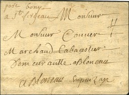 Lettre Avec Texte Daté De Paris 1729. Au Recto, Mention '' Payé à St Fargeau ''. - TB. - Autres & Non Classés