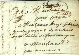 '' Vermenton '' (L N° 2) + '' Port Payé '' (L N° 3) Sur Lettre Avec Texte Daté 1783. - TB / SUP. - R. - Autres & Non Classés