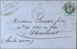 Losange Ambulant / N° 60 Conv. Stat. VERMENTON / AV. GRA (83) Sur Lettre Pour Chaumont. 1875. - TB. - Other & Unclassified