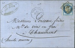 Losange Ambulant / N° 60 Conv. Stat. VERMENTON / AV. GRA (83) Sur Lettre Pour Chaumont. 1875. - TB. - Autres & Non Classés