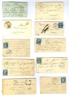 Lot De 10 Lettres De Vézelay : PD, Càd, PC Et GC. - TB. - Sonstige & Ohne Zuordnung