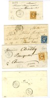 Lot De 4 Lettres De Vincelles : PC Et GC. - TB. - Autres & Non Classés