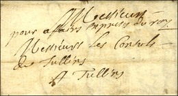 '' Pour Les Affaires Expresses Du Roy '' Sur Lettre Avec Texte Daté De St Marcellin 1690. - TB. - RR. - Lettere In Franchigia Civile