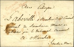 ' Consuls / De La République ' Rouge (S N° 1092) Sur Lettre Avec Texte Daté An 12. - TB / SUP. - Lettres Civiles En Franchise