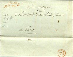 Postes / Bau Des C (rouge) (S N° 1085 B) Sur Lettre Avec Texte Daté An 9. - SUP. - R. - Frankobriefe