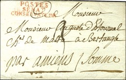 POSTES / SENAT / CONSERVATEUR Rouge (S N° 1122) Sur Lettre Avec Texte Daté 1806. - TB / SUP. - Cartas Civiles En Franquicia