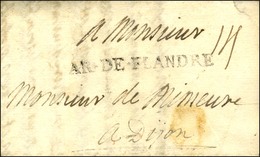 AR.DE.FLANDRE Sur Lettre Avec Texte Daté '' Au Camp De St Amand Le 21 Septembre 1706 ''. - TB / SUP. - R. - Bolli Militari (ante 1900)