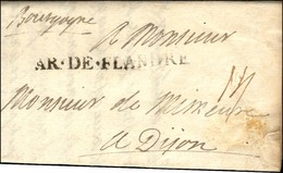 AR.DE.FLANDRE Sur Lettre Avec Texte Daté Au Camp De Keuvain Le 25 Octobre 1706. - TB. - R. - Bolli Militari (ante 1900)