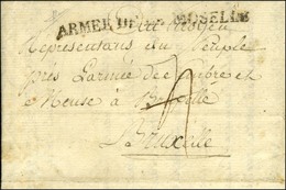 ARMEE DE LA MOSELLE Sur Lettre Avec Long Texte Non Daté. - TB. - Bolli Militari (ante 1900)