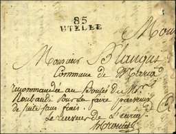 85 / UTELLE Sur Lettre Avec Texte Daté Le 20 Juillet 1813 Adressée En Franchise Au Maire De Marie. - SUP. - 1792-1815: Conquered Departments