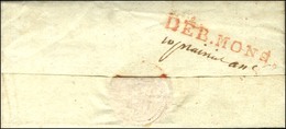 DEB. MONS Rouge. An 8. - SUP. - R. - 1792-1815: Départements Conquis