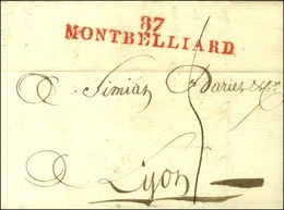 87 / MONTBELLIARD Rouge. An 9. Frappe Exceptionnelle. - SUP. - R. - 1792-1815: Veroverde Departementen