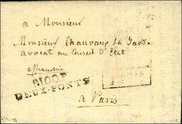 P.100.P. / DEUX PONTS Sur Lettre Avec Texte Daté 1800. - TB. - 1792-1815 : Departamentos Conquistados