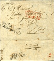 P.100.P. / Deux Ponts Sur Lettre Avec Texte Daté Hengstbach, Au Verso DÉB. 39 / St SEVER. 1813. Rare Association. - SUP. - 1792-1815: Conquered Departments
