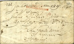 P.100.P. / KAYSERSLAUTERN Rouge Sur Lettre Avec Texte Daté 1813 Adressé à La Grande Armée à Wittenberg. - TB / SUP. - R. - 1792-1815: Départements Conquis