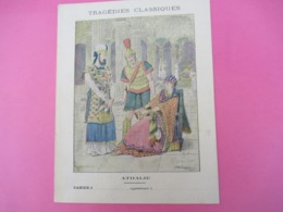 Couverture De Cahier écolier/Tragédies Classiques/ Athalie/ Schuehmacher/Arnould/Vers1900     CAH283 - Other & Unclassified